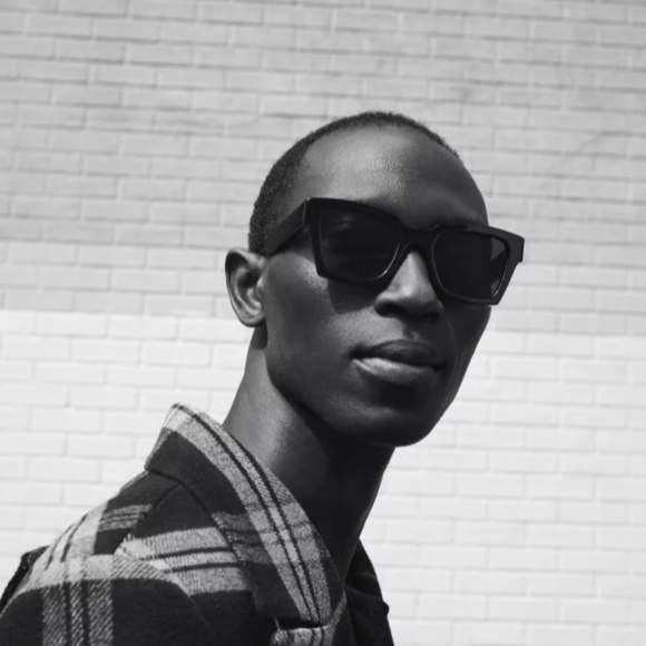 warby parker off white sunglasses